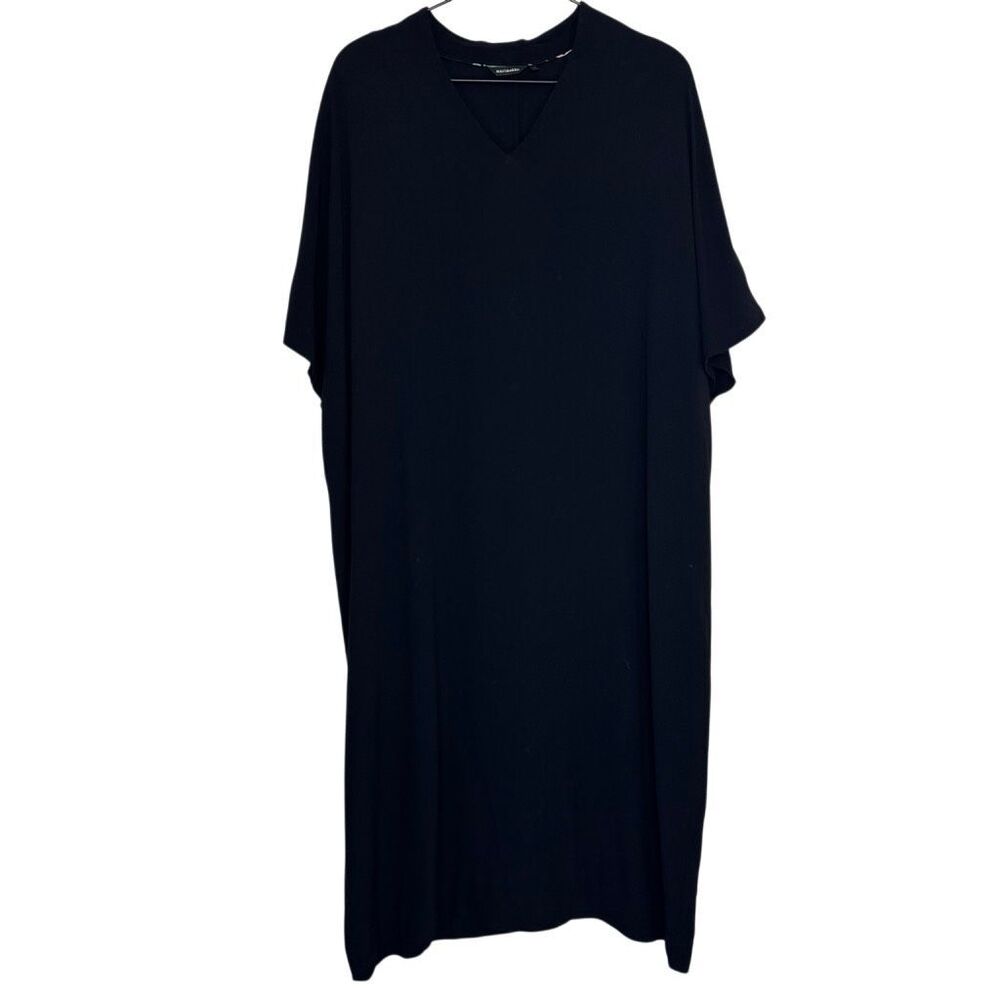 Marimekko Kylli Solid Black Dress L